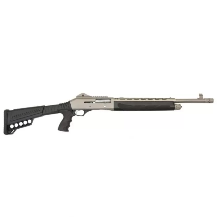Dickinson AK212TS5MHS Defense AK Commando Silver Marinecote 12 Gauge 18.50