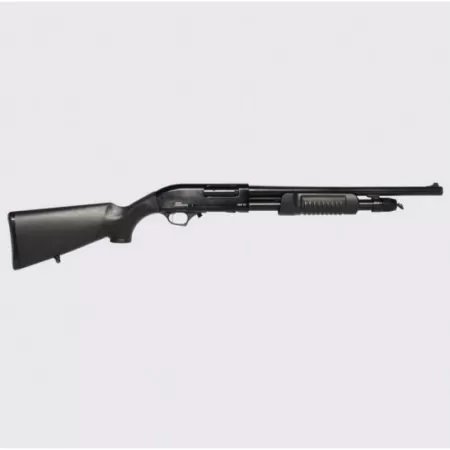 Iver Johnson 12 Ga, 18", 5rd, Polymer Stock, Blued