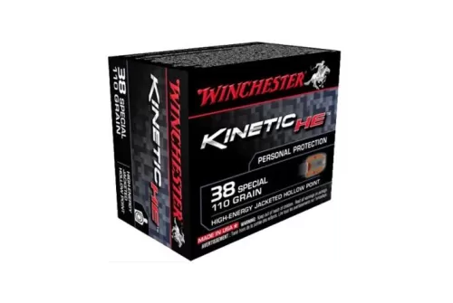 Winchesterchester Kinetic High Energy 38 Special 110gr Jacketed Hollow Poiint, 20rd Box