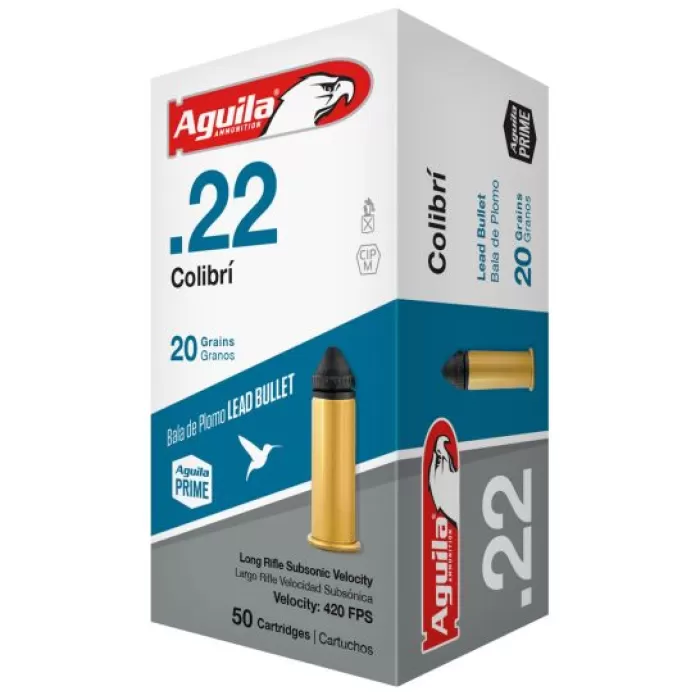Aguila .22 LR, 20gr, LSP - 50 Rounds [MPN: 1B222337]