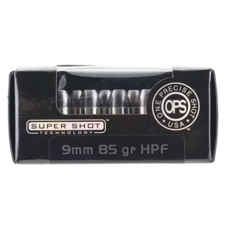 Ammo Inc Ops Ammo 9mm Luger - 85gr. Hp Frangible 20-pack