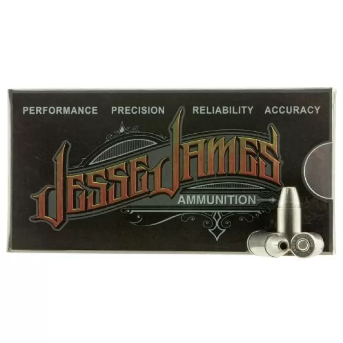 Ammo, Inc. Jesse James 9mm 115 Grain HP Brass Cased Centerfire Pistol Ammo, AMMO9115HP-JJ20 Ammo, Inc. Jesse James 9mm 115 Grain HP Brass Cased Centerfire Pistol Ammo, AMMO9115HP-JJ20