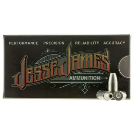 Ammo Inc Jesse James Black Label 124 gr Hollow Point 9mm Ammo, 20/box - 9124HPJJ20