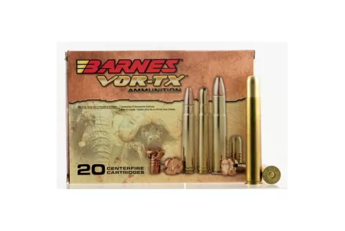 Barnes Bullets VOR-TX Safari 570 gr Round Nose Banded Solid .500 Nitro Express Ammo, 20/box - 22033
