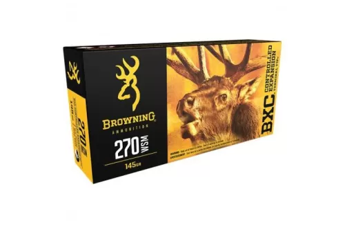 Browning BXC 145 gr Terminal Tip .270 WSM Ammo, 20/box - B192227001