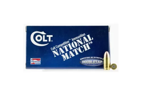 Colt DT Defense, National Match 124 gr Full Metal Jacket 9mm Ammo, 50/box - 9M124FMJCT