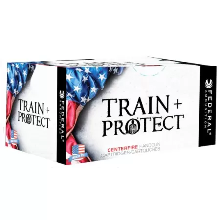 Federal Train + Protect 230 gr Jacketed Hollow Point .45 ACP Ammo, 100/box - TP45VHP2