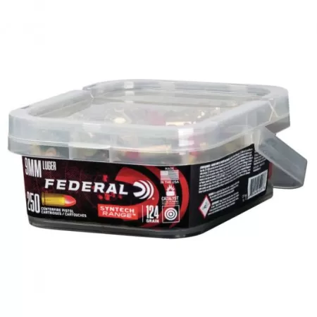 FED AMERICAN EAGLE 9MM 124GR TSJ BUCKET 250/4