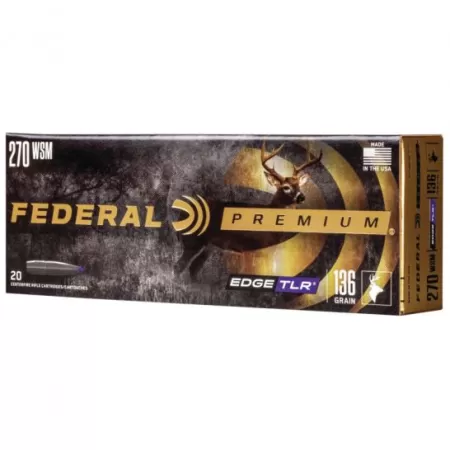 Federal Premium Edge TLR 136 gr Terminal Long Range .270 WSM Ammo, 20/box - P270WSMETLR1