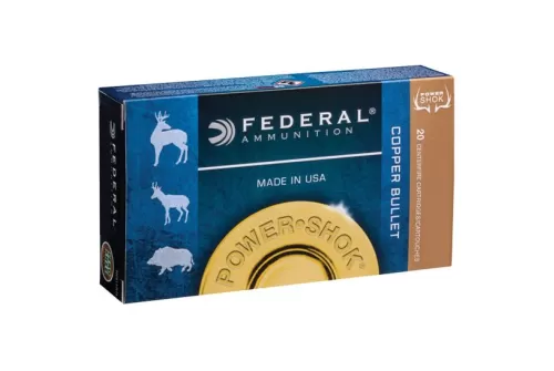 Federal Power-Shok 180 gr Copper Hollow Point .300 WSM Ammo, 20/box - 300WSM180LFA