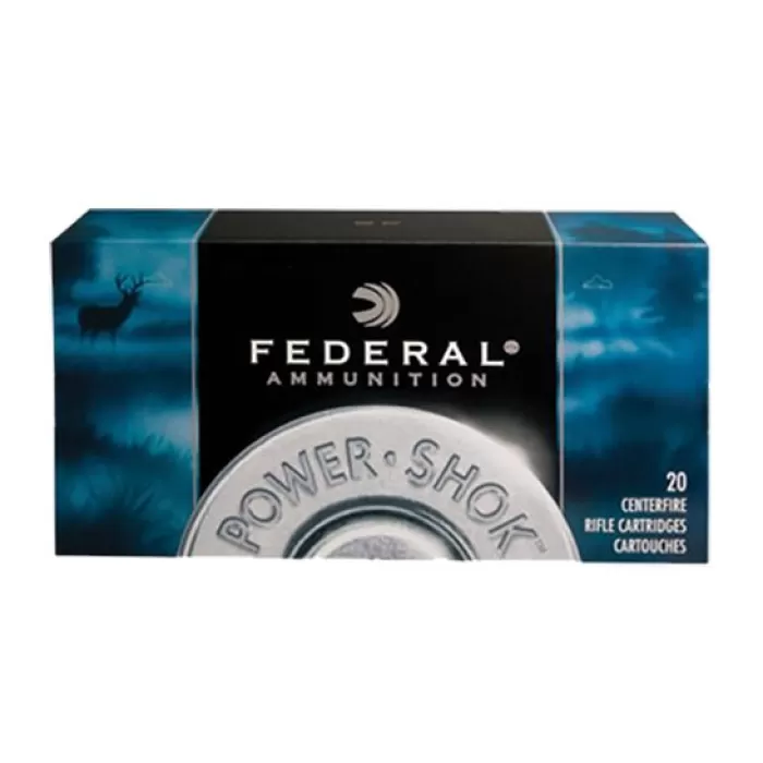 Federal Power-Shok 125 gr Jacketed Soft Point .30-06 Spfld Ammo, 20/box - 3006CS