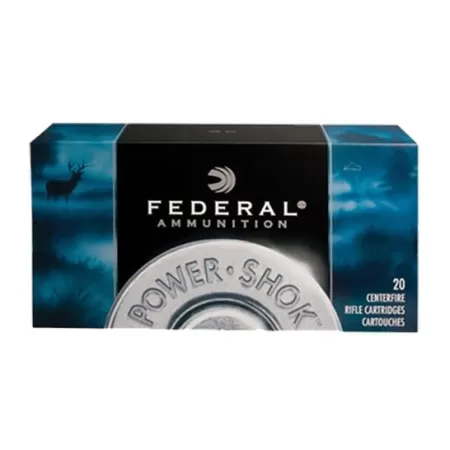 Federal Power-Shok 220 gr Jacketed Soft Point .30-06 Spfld Ammo, 20/box - 3006HS