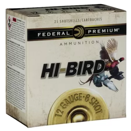 Federal Premium Hi-Bird 2.75" 12 Gauge Ammo 7-1/2, 25/box - HVF1275