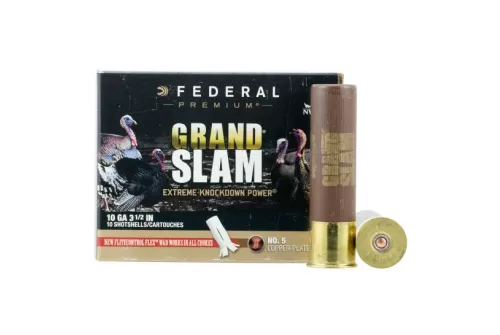 Federal Premium Grand Slam 3.5" 10 Gauge Ammo 5, 10/box - PFCX101F5