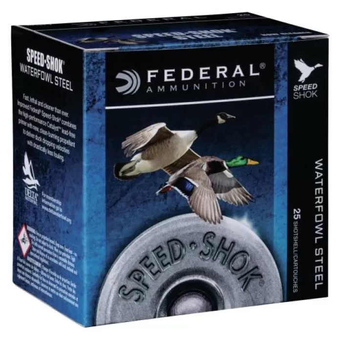 Federal Speed-Shok 3" 12 Gauge Ammo 6, 25/box - WF1436