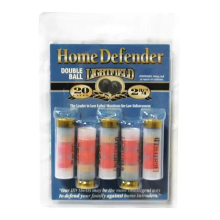 Lightfield Double Ball Home Defender Shells, 20 Gauge, Polymer Balls, 68 Grain, 5 Round Box