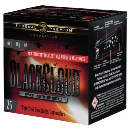 Federal Black Cloud FS Steel 3" 20 Gauge Ammo 1, 25/box - PWBX209 1