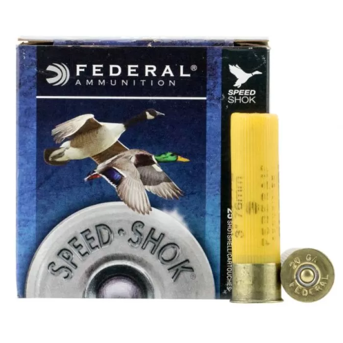Federal Speed-Shok 3" 20 Gauge Ammo 1, 25/box - WF209 1 Federal Speed-Shok 3" 20 Gauge Ammo 1, 25/box - WF209 1