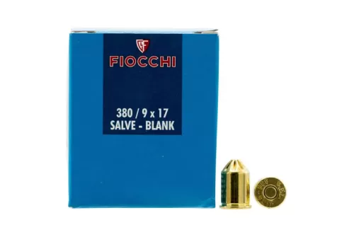 Fiocchi .380 Rimmed Short Blank Ammo, 50/box - 380BLANK