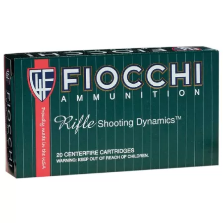 Fiocchi Rifle Shooting Dynamics 180 gr Pointed Soft Point Interlock BT .308 Win Ammo, 20/box - 308C