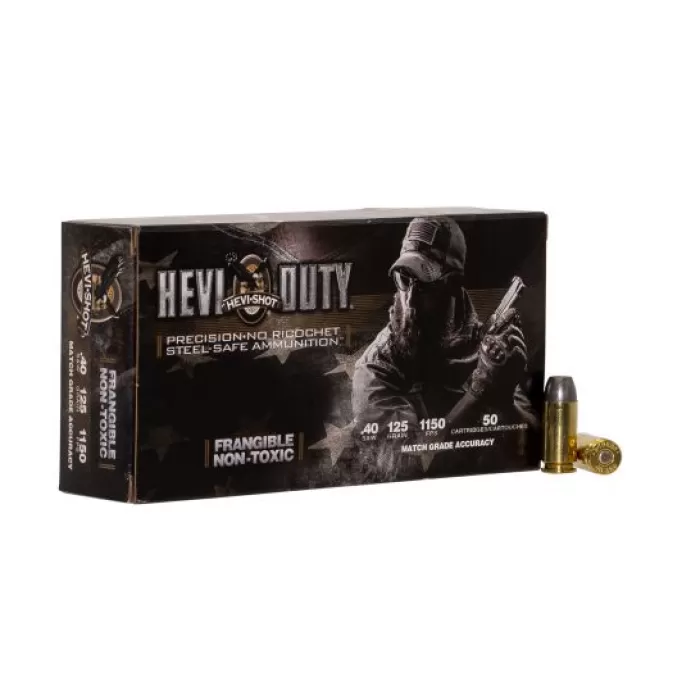 Hevishot Hevi-duty, Hevi 99040 Hevi Duty 40sw  125gr    50/10