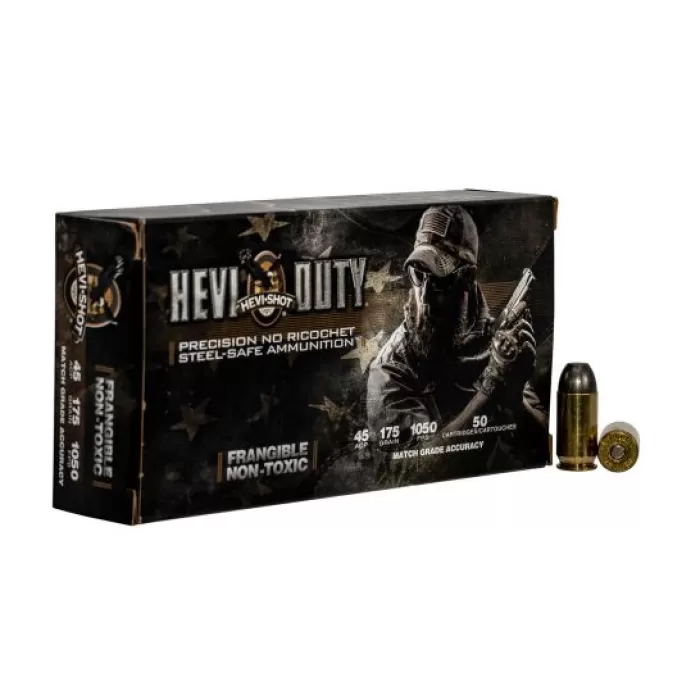 Hevishot Hevi-duty, Hevi 99045 Hevi Duty 45acp 175gr 50/10 Hevishot Hevi-duty, Hevi 99045 Hevi Duty 45acp 175gr 50/10