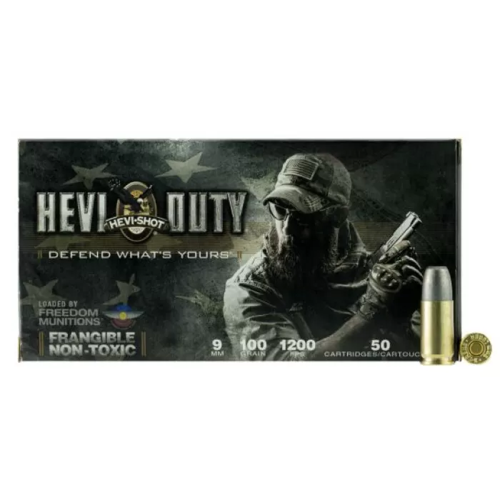 Hevishot Hevi-duty, Hevi 99009 Hevi Duty 9mm   100gr    50/10