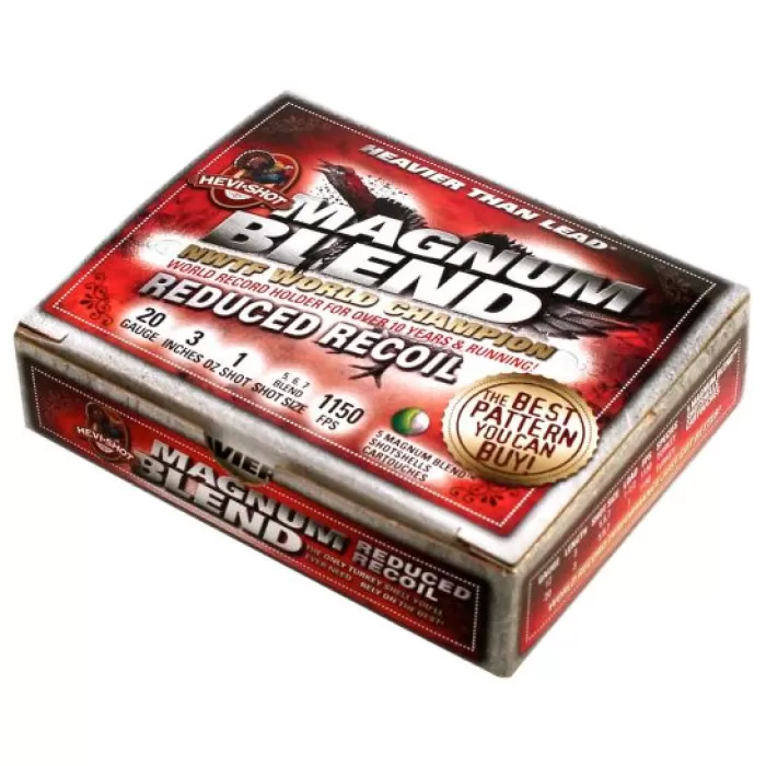 Hevi-Shot Magnum Blend 3" 20 Gauge Ammo 5, 6, 7, 5/box - 9567