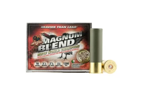 Hevi-Shot Hs13567 Magnum Blend Turkey 10 3.50" 2 3/8 OZ Tungsten 5/6/7 Shot 5 Per Box/ 10 CS 816383135679