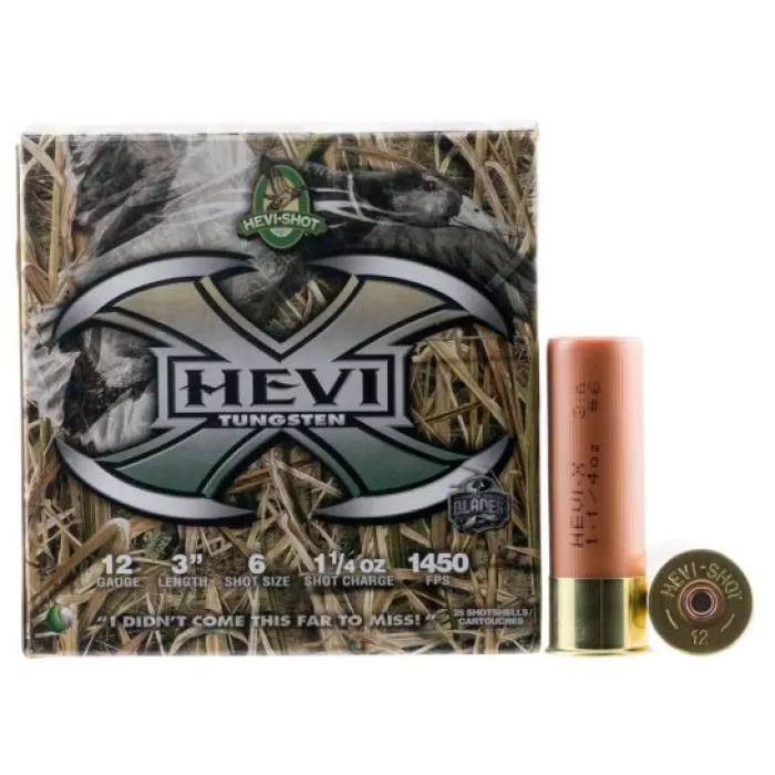 Hevi-Shot Hevi-x Mossy Oak Shadow Grass Blades 3" 12 Gauge Ammo 6, 25/box - 50366