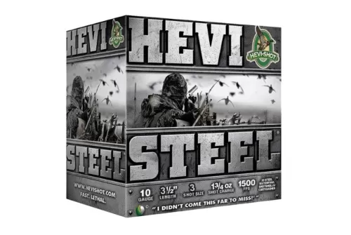 Hevi-Shot Hevi-Steel 3.5" 10 Gauge Ammo 3, 25 Rounds - 61003