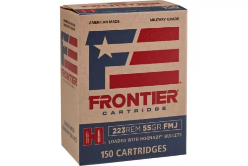 Hornady Frontier 55 gr Full Metal Jacket .223 Rem Ammo, 150/box - FR1015