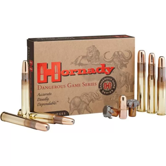 Hornady Dangerous Game 570 gr DGX Bonded .500 Nitro Express Ammo, 20/box - 82689