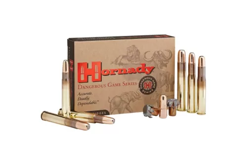 Hornady 82314 Dangerous Game  9.3Mmx74r 300 GR Dgs 20 Bx/ 6 CS