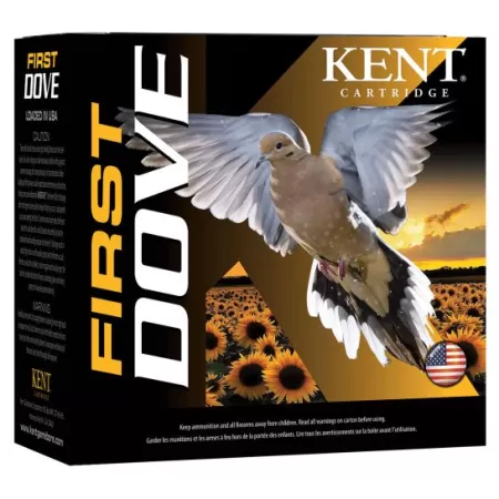 Kent Cartridge First Dove 2.75" 20 Gauge Ammo 7-1/2, 250 Rounds - K20D2475