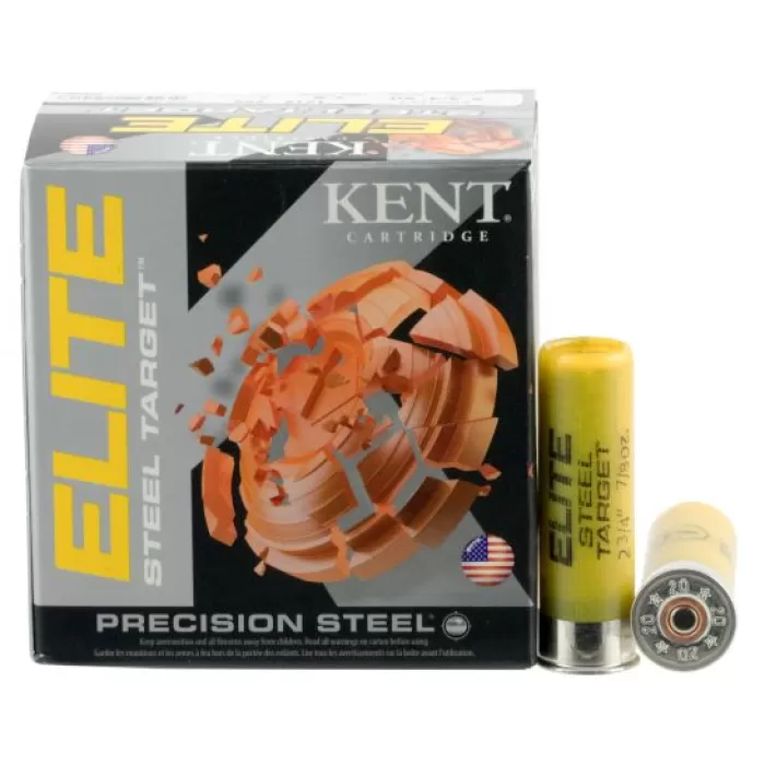 Kent Cartridge Elite Steel Target 2.75" 20 Gauge Ammo 7, 25rd - E20ST247 Kent Cartridge Elite Steel Target 2.75" 20 Gauge Ammo 7, 25rd - E20ST247
