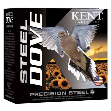 Kent Cartridge Steel Dove, Precision Steel 2.75" 12 Gauge Ammo 6, 250 Rounds - K12SD286