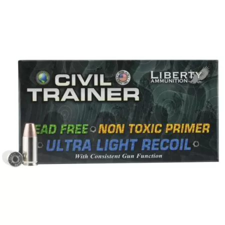 Liberty Ammunition Civil Trainer 65 gr 9mm Ammo, 50/box - LATR9048