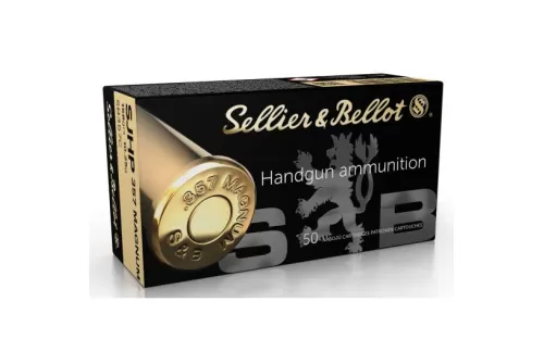 Sellier & Bellot Handgun 357 Mag 158 Grain Semi-Jacketed Hollow Point (SJHP) 50 Round Box