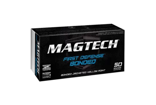 Magtech 124 gr Jacketed Hollow Point 9mm Ammo, 50/box - 9BONA