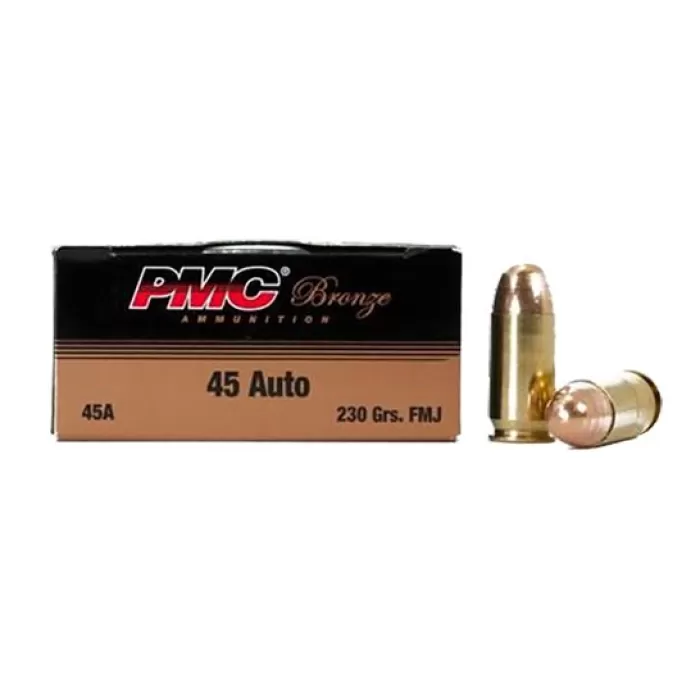 Pmc Brnz 45acp 230gr Fmj 5 Bx Bp Pmc Brnz 45acp 230gr Fmj 5 Bx Bp