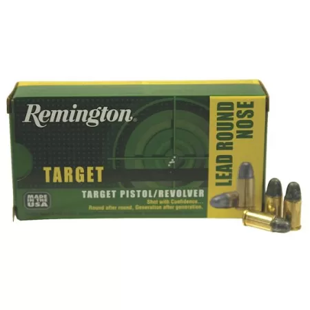 Remington Target 158 gr Lead Round Nose .38 Spl Ammo, 50/box - RTG38S5