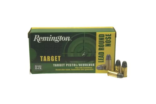 Remington Target 158 gr Lead Round Nose .38 Spl Ammo, 50/box - RTG38S5