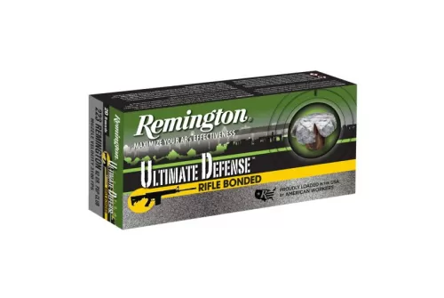 Remington Ultimate Defense Rifle 62 gr Core-Lokt Ultra Bonded, PSP Club .223 Rem Ammo, 20/box - RD223R4