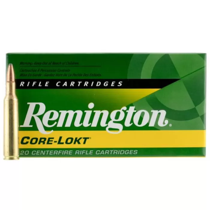 Remington Core-Lokt 100 gr Pointed Soft Point 6mm Rem Ammo, 20/box - R6MM4