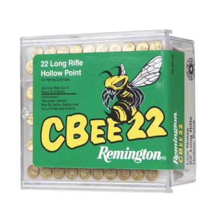 Remington CBEE 22 33 gr Plated Truncated Cone HP .22lr Ammo, 100/box - CB22L100