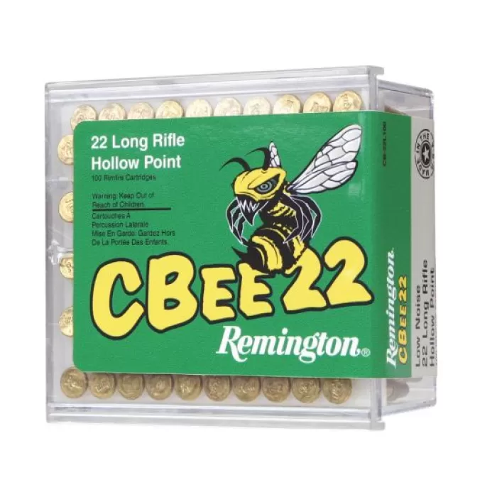 Remington CBEE 22 33 gr Plated Truncated Cone HP .22lr Ammo, 100/box - CB22L100