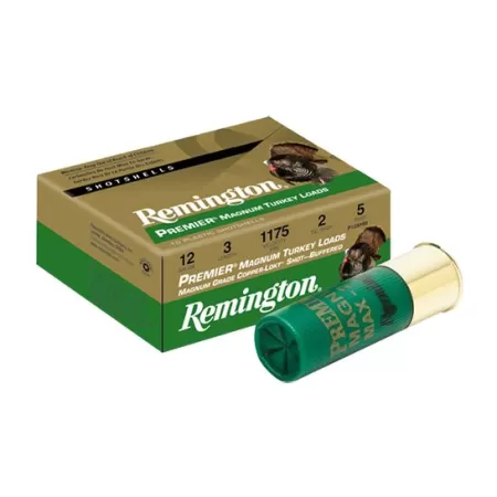 Remington Premier Magnum Copper-Plated Turkey 3.5" 12 Gauge Ammo 4, 10/box - P1235M4