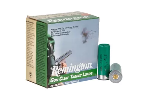 Remington Gun Club 2.75" 12 Gauge Ammo 8, 25/box - GC12L8