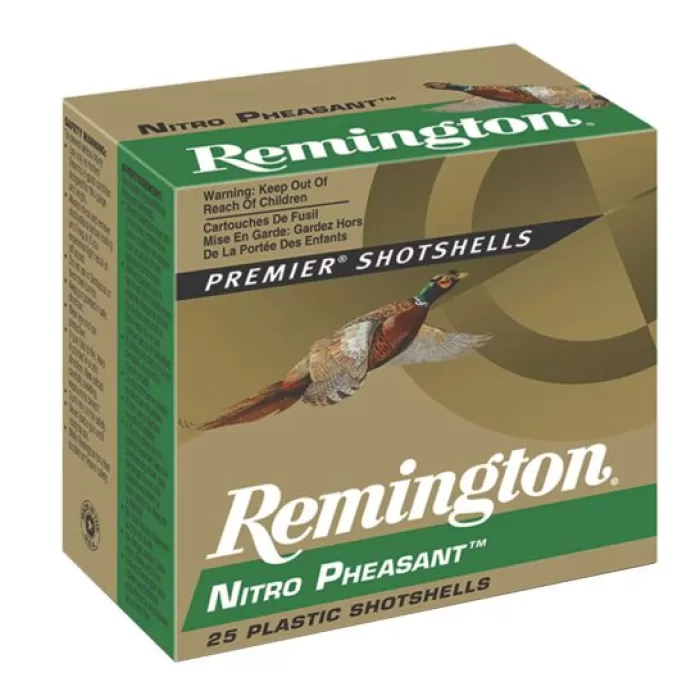 Remington Premier Nitro Pheasant 2.75" 12 Gauge Ammo 4, 25/box - NP12M4